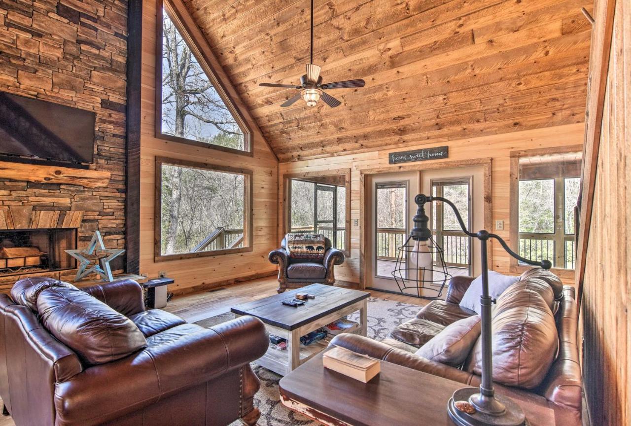 Modern Murphy Cabin With Nottely River Views! Eksteriør billede